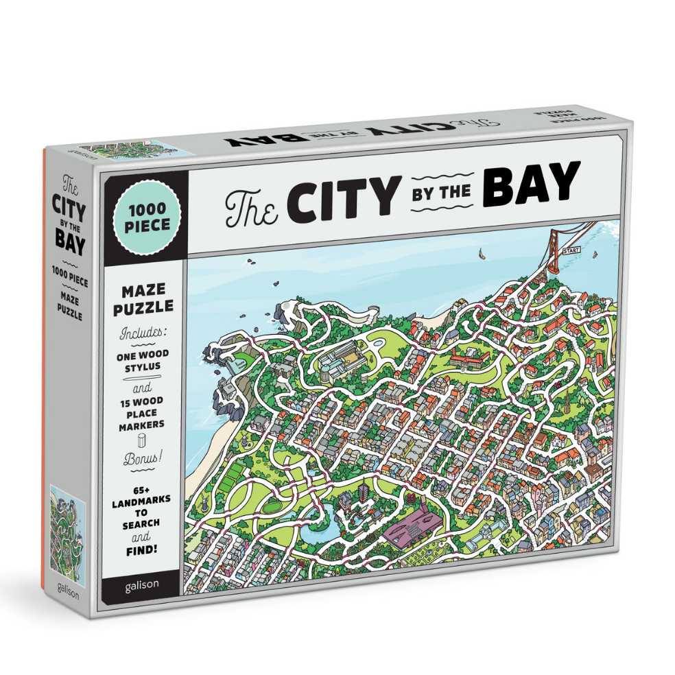 The City By The Bay - Galison 🇺🇸 puzzle collectible [Barcode 9780735372009] - Main Image 2