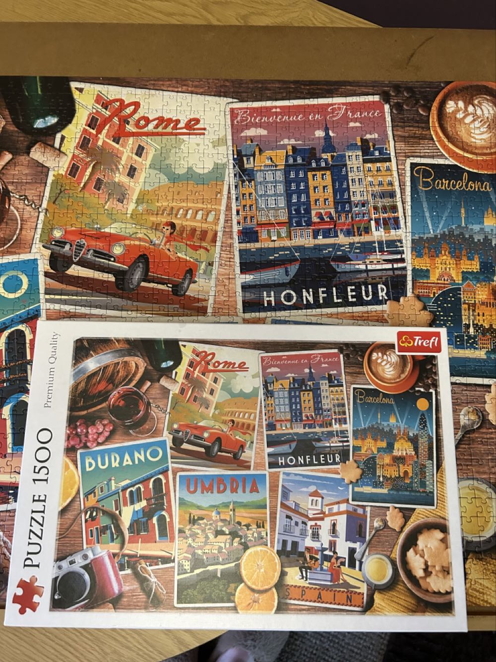 Travelling Around Europe - Trefl puzzle collectible [Barcode 5900511261998] - Main Image 3