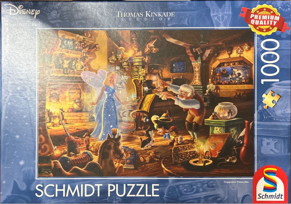 Geppetto’s Pinocchio - Schmidt puzzle collectible [Barcode 4001504575267] - Main Image 2