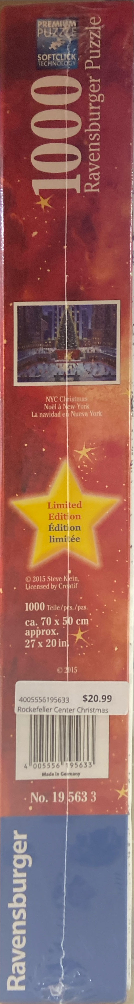 NYC Christmas #2 - Ravensburger puzzle collectible [Barcode 4005556195633] - Main Image 2