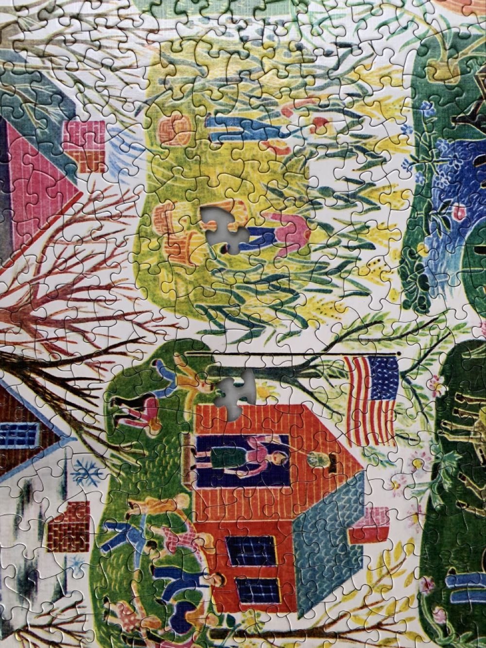 Farm Calender - New York Puzzle Company 🇺🇸 puzzle collectible - Main Image 3