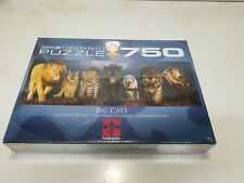 Eurographics ”big Cats” 750 Pieces Panoramic 12”x36” Jigsaw Puzzle - EuroGraphics puzzle collectible [Barcode 628136602976] - Main Image 1