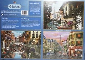 Paris & Venice - Gibsons puzzle collectible [Barcode 5012269050394] - Main Image 2