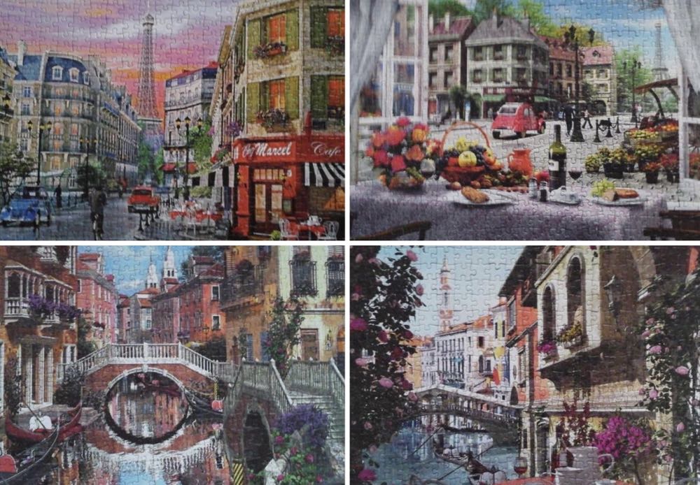 Paris & Venice - Gibsons puzzle collectible [Barcode 5012269050394] - Main Image 4
