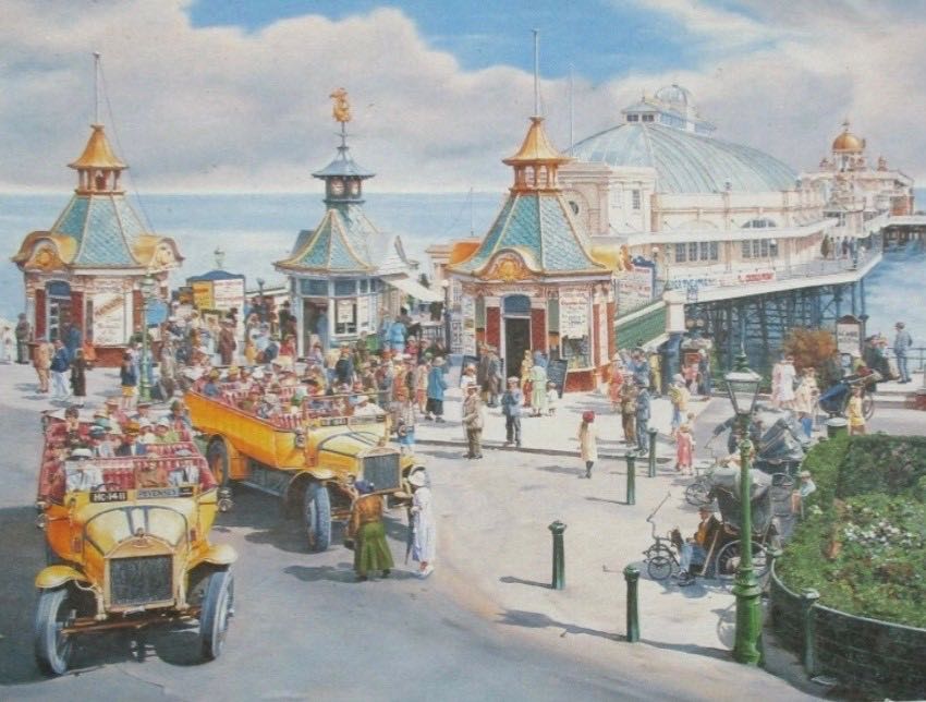 A Day Out In Eastbourne - Falcon de luxe puzzle collectible [Barcode 8710126150214] - Main Image 2