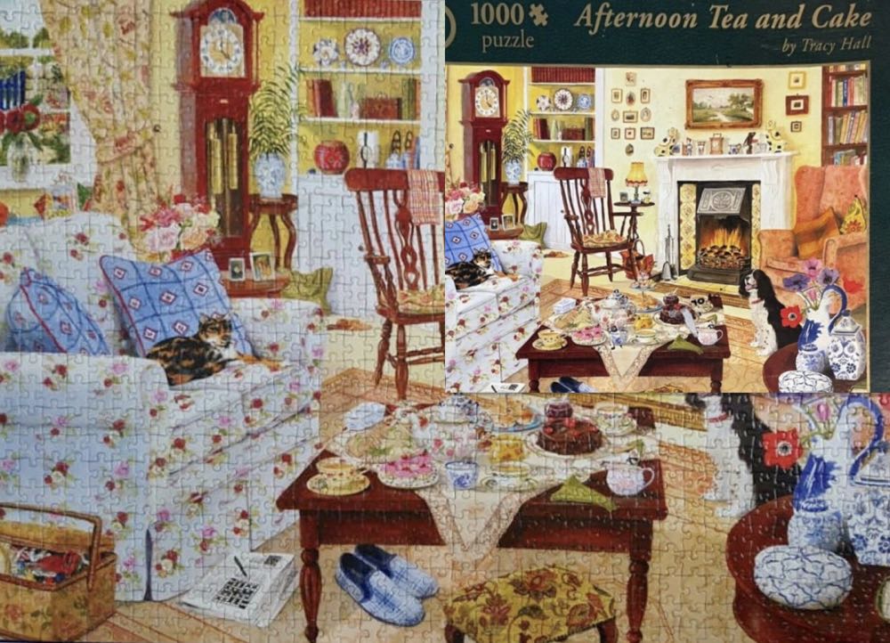 Afternoon Tea And Cake Scannen - Falcon de luxe puzzle collectible - Main Image 4