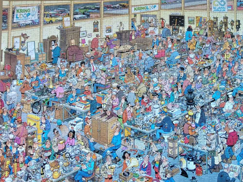 1119800005, Kringloop zoek de schat - Jumbo 1000 puzzle collectible [Barcode 8710126000052] - Main Image 2