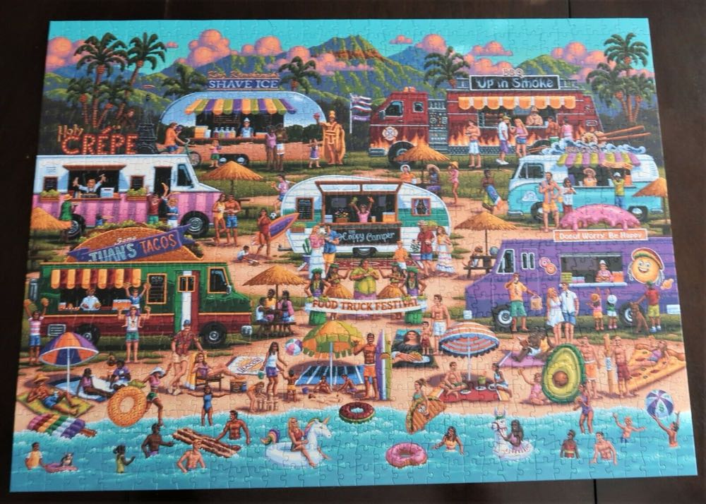Hawaiian Food Trucks - Buffalo puzzle collectible - Main Image 2