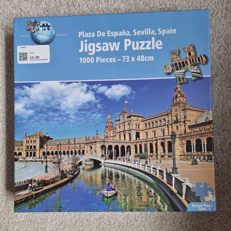 Plaza De España, Sevilla, Spain - Puzzle World puzzle collectible [Barcode 5015934079911] - Main Image 1