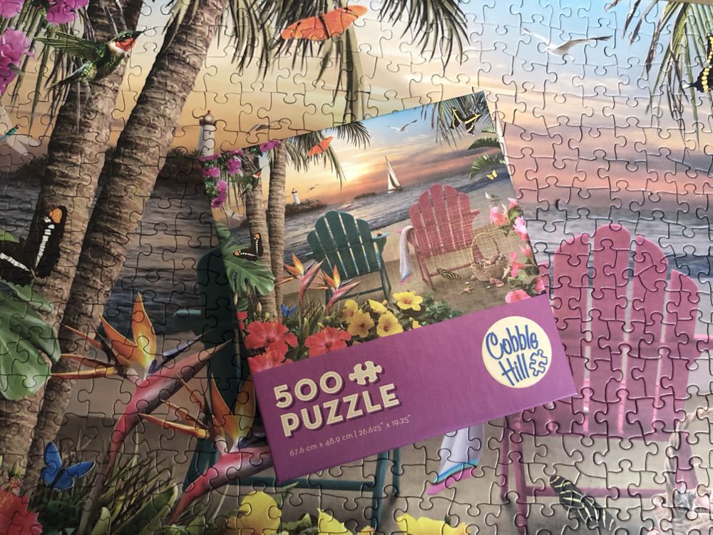 Island Paradise 🔴 - Cobble Hill puzzle collectible [Barcode 625012572590] - Main Image 4