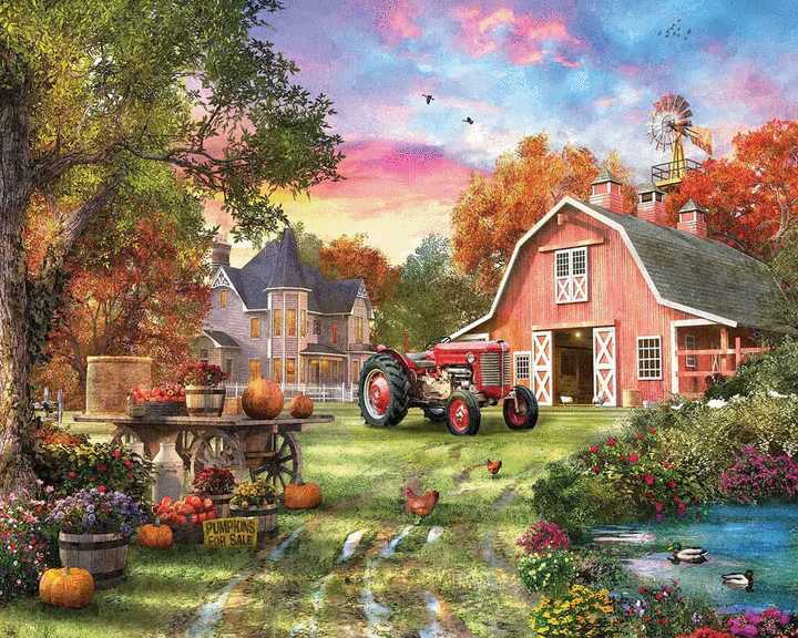Farm Life - White Mountain puzzle collectible [Barcode 724819262519] - Main Image 2