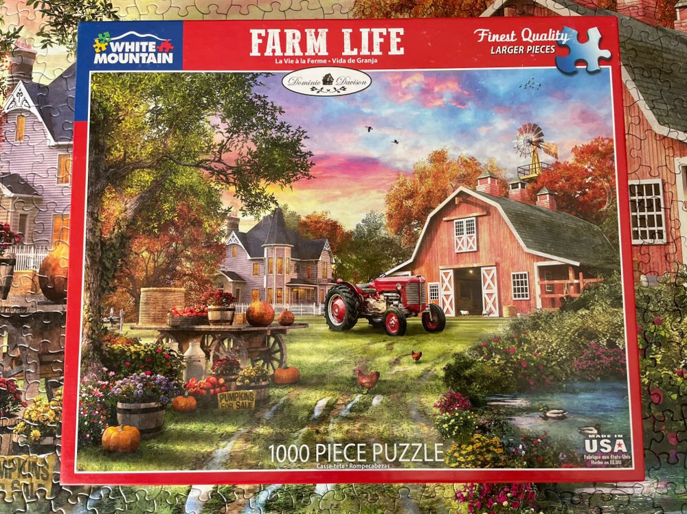 Farm Life - White Mountain puzzle collectible [Barcode 724819262519] - Main Image 3