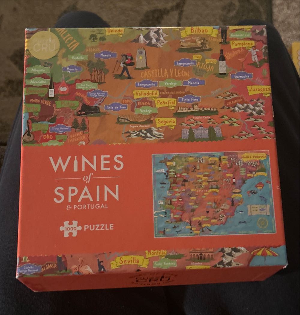 Wines Of Spain And Portugal - Puzzle Cru puzzle collectible [Barcode 5060936490837] - Main Image 2