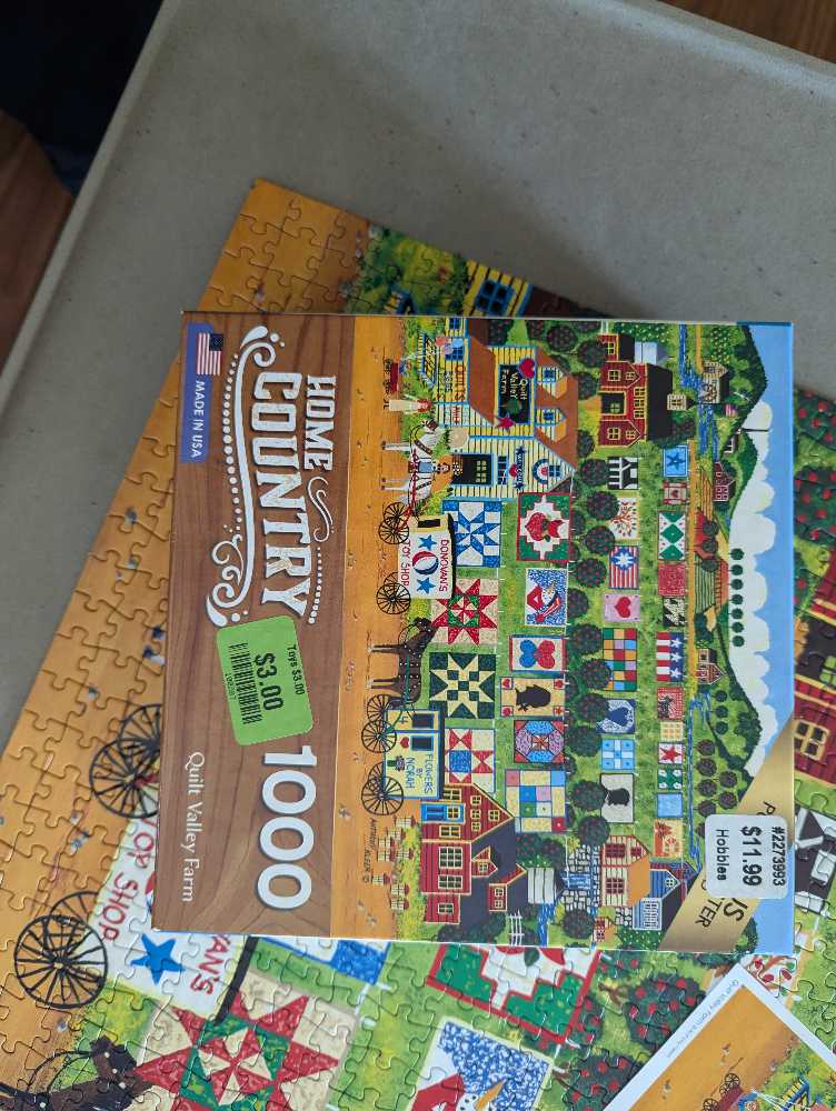 Quilt Valley Farm  - Roseart puzzle collectible [Barcode 4895145457583] - Main Image 4