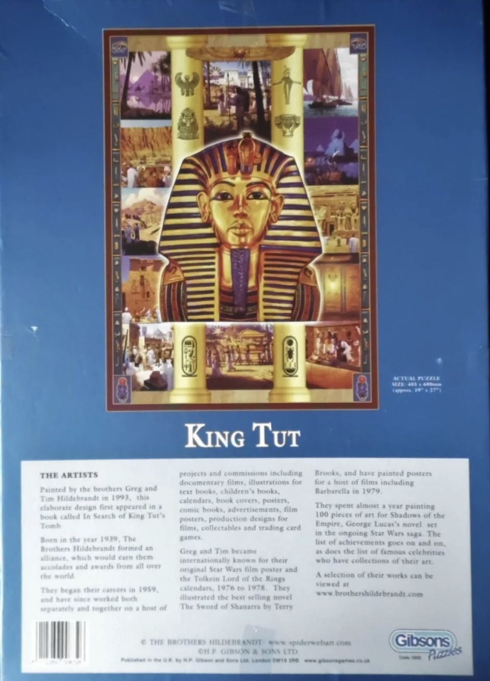 King Tut - Gibsons puzzle collectible [Barcode 5012269008326] - Main Image 3