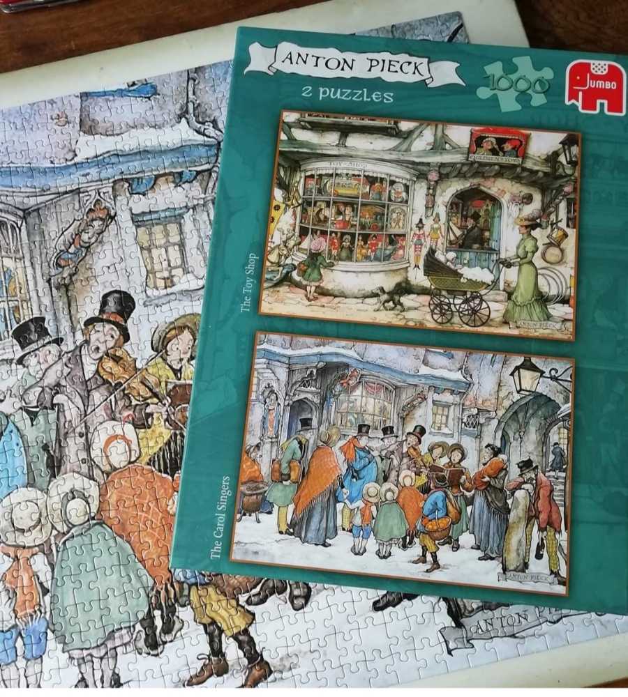 Anton Pieck. The Toyshop, The Carolsingers - Jumbo puzzle collectible - Main Image 2