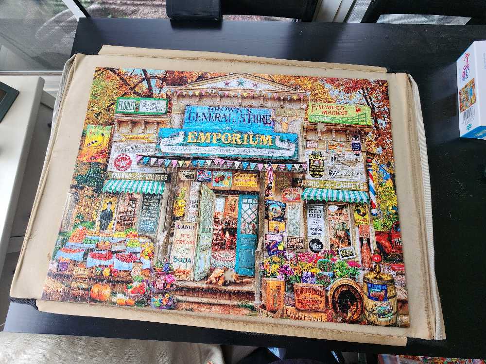 Brown’s General Store - Buffalo Games 🇺🇸 puzzle collectible [Barcode 079346117468] - Main Image 3