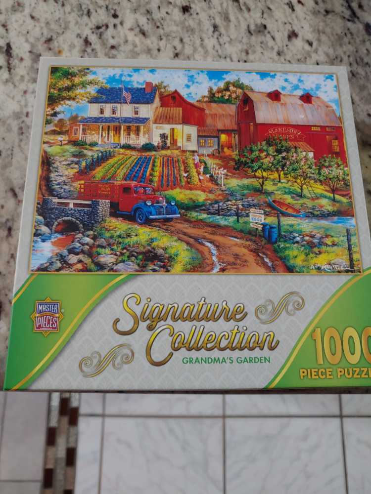 Grandma’s Garden - MasterPieces puzzle collectible [Barcode 705988609398] - Main Image 2