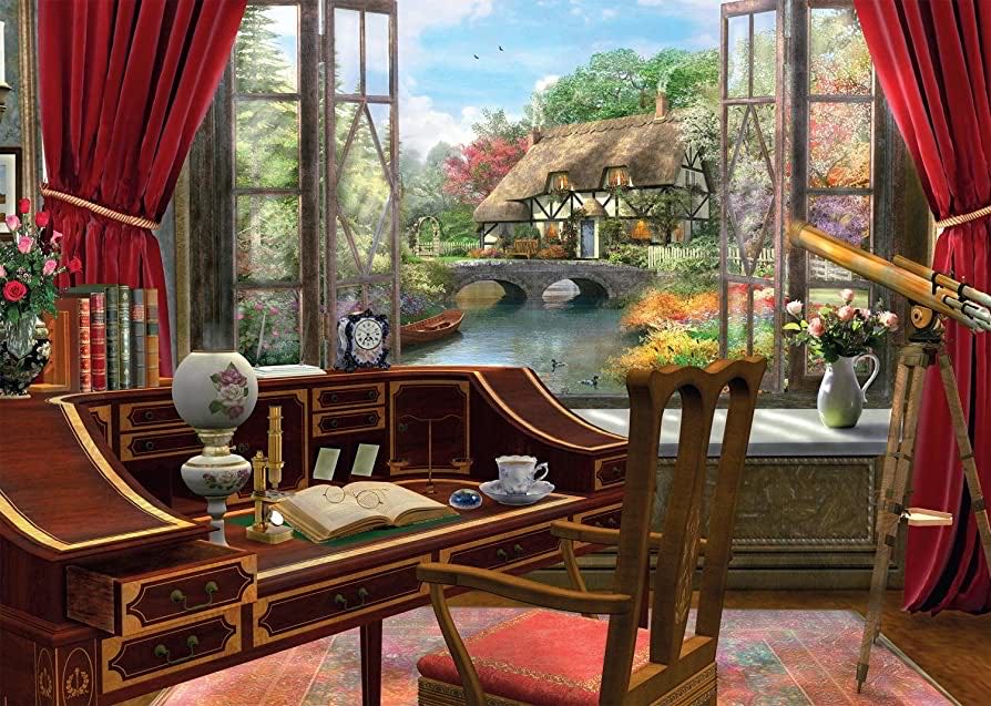 View from a Window - Falcon de luxe puzzle collectible [Barcode 8710126110997] - Main Image 3