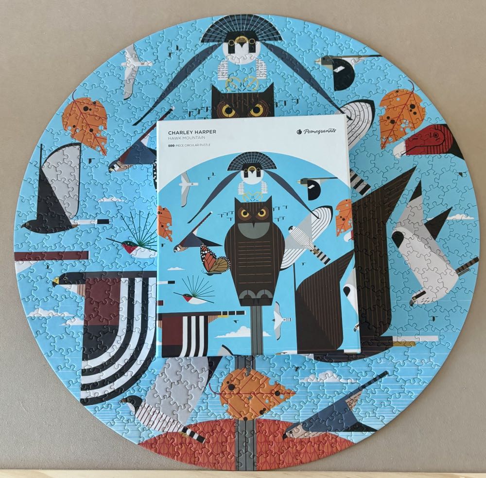 Hawk Mountain - Pomegranate 🇺🇸 puzzle collectible [Barcode 9781087506937] - Main Image 3