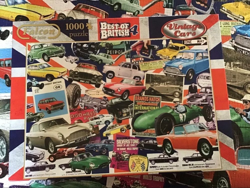 Best Of British 4 Cars - Falcon de luxe puzzle collectible [Barcode 8710126110447] - Main Image 4