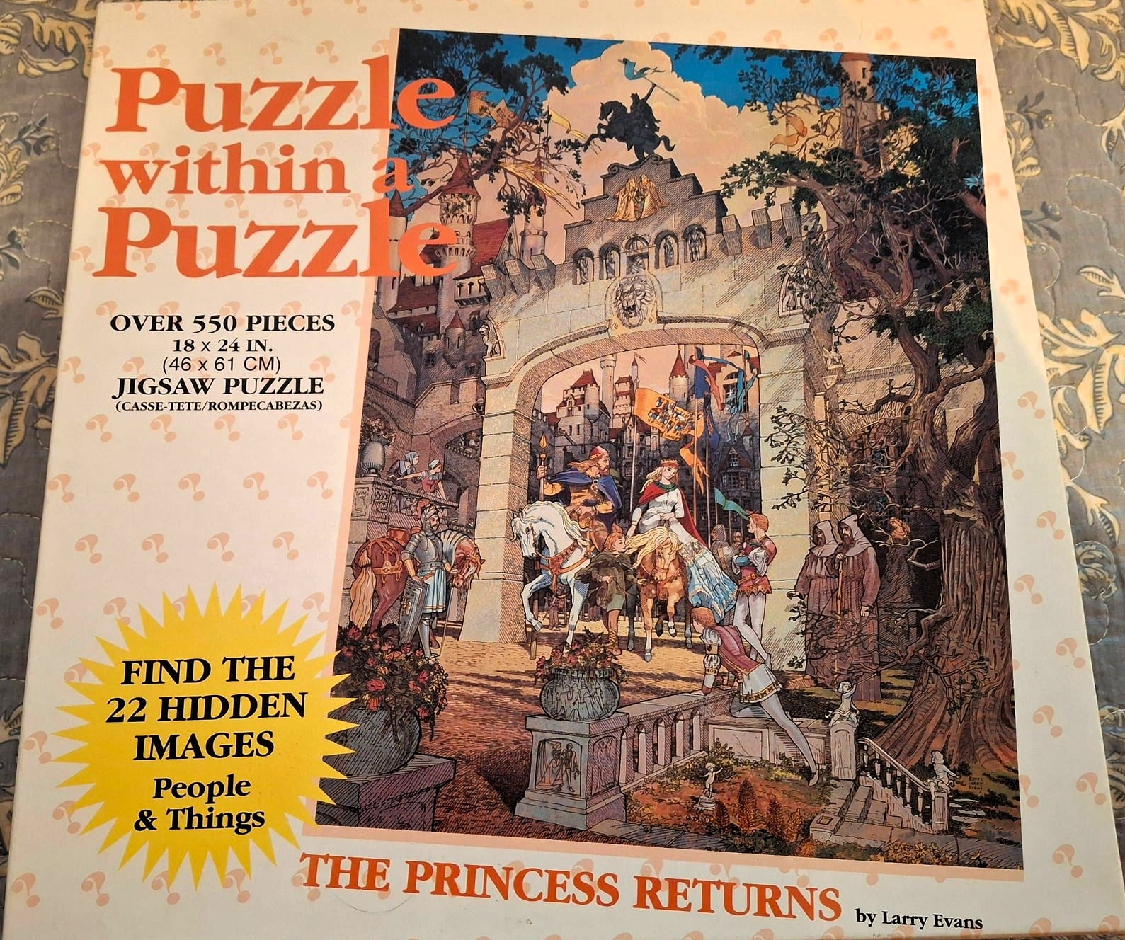 The Princess Returns (V) - Great American Puzzle Factory puzzle collectible [Barcode 010563097331] - Main Image 2