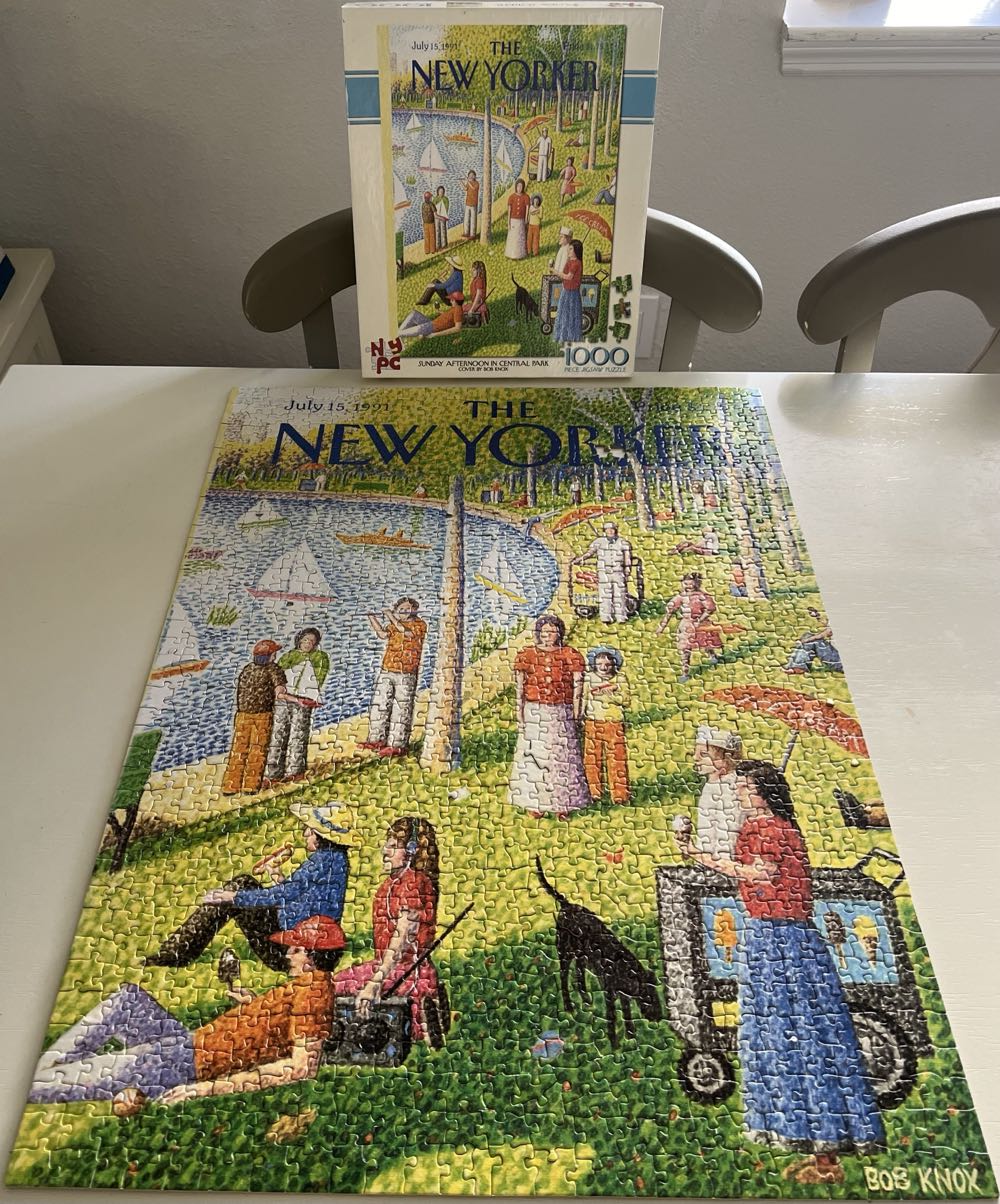 Sunday Afternoon In Central Park - 713, 10/24/24 - SOLD - New York Puzzle Company puzzle collectible [Barcode 705105227719] - Main Image 3