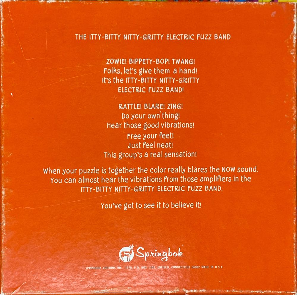 The Itty-bitty Nitty-gritty Electrik Fuzz Band - Springbok puzzle collectible - Main Image 3