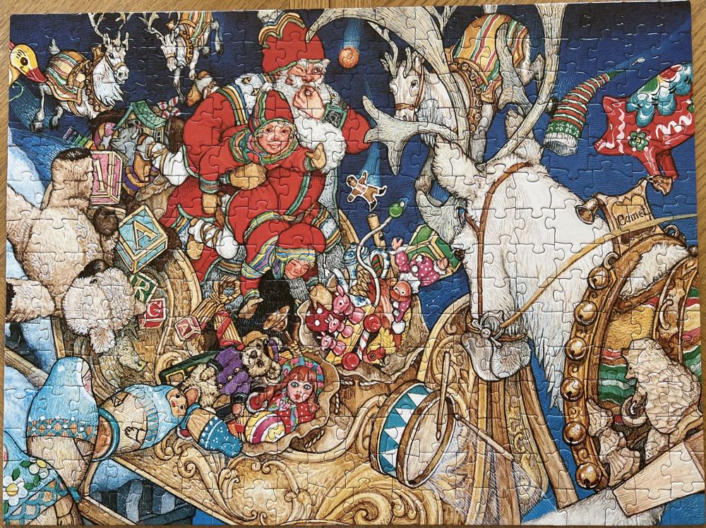 Santa’s Toys - New York Puzzle Company puzzle collectible [Barcode 851996002673] - Main Image 2