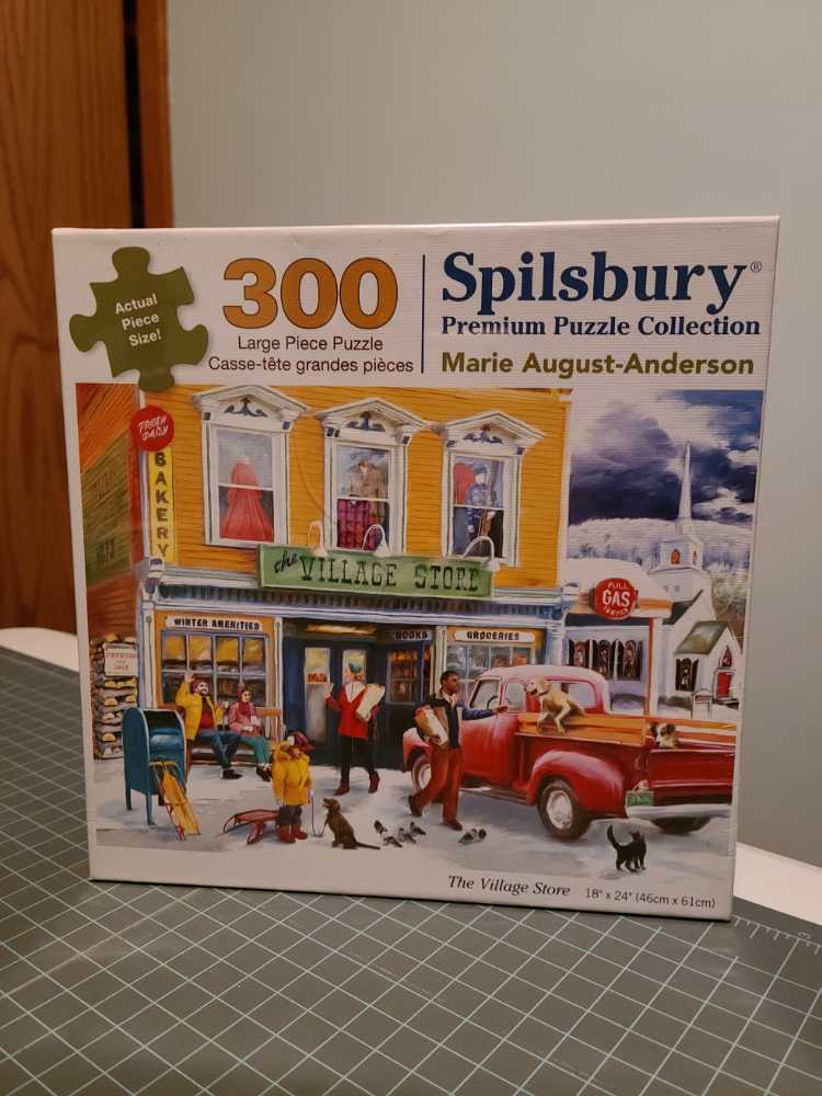 Village Store -SOLD - Spilsbury puzzle collectible [Barcode 810061443629] - Main Image 1
