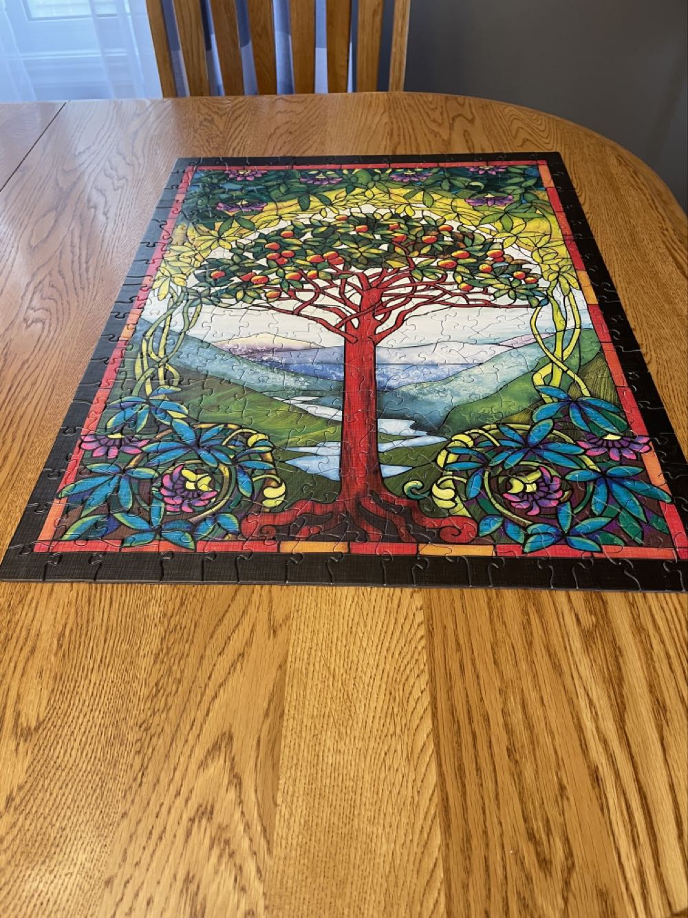 Tree Of life Stained Glass - Cobble Hill puzzle collectible - Main Image 2
