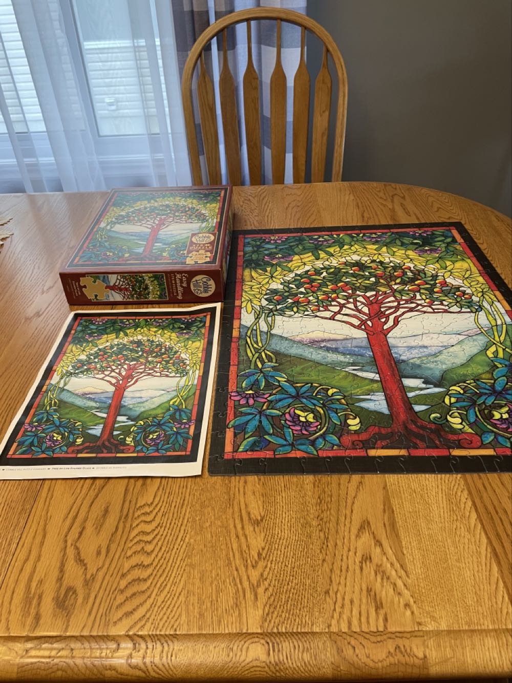 Tree Of life Stained Glass - Cobble Hill puzzle collectible - Main Image 3