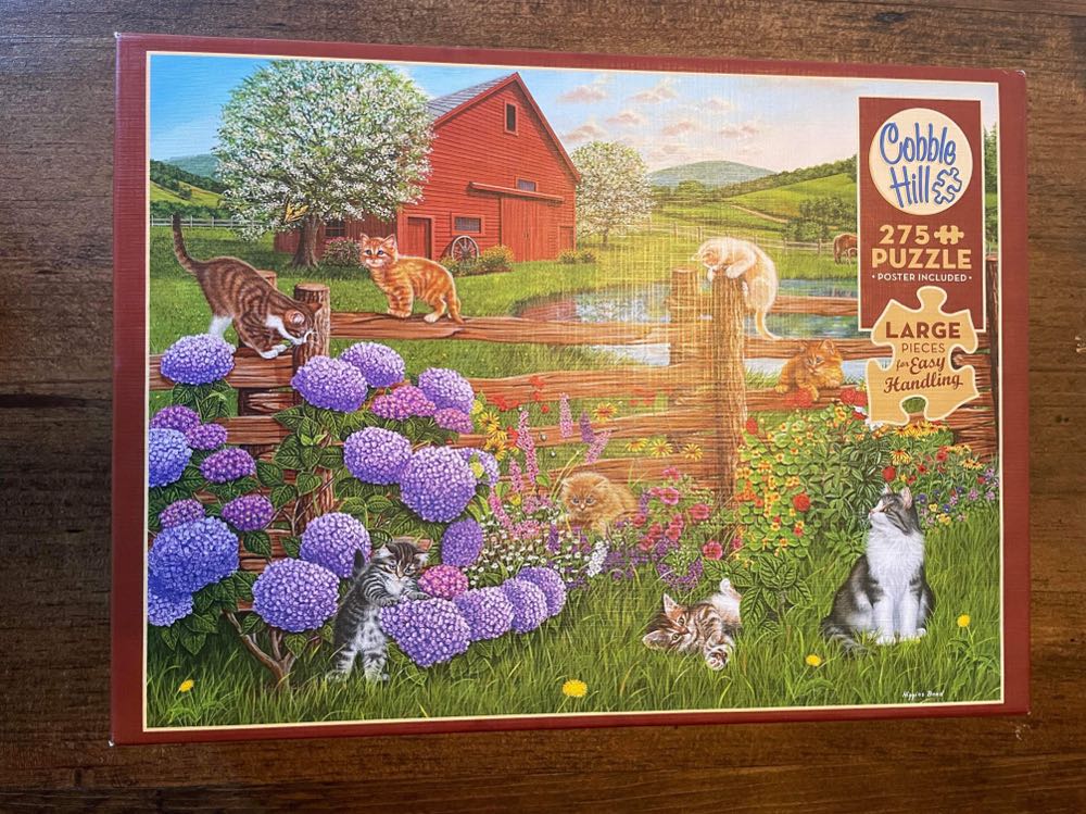 Farm Cats - Cobble Hill puzzle collectible - Main Image 3