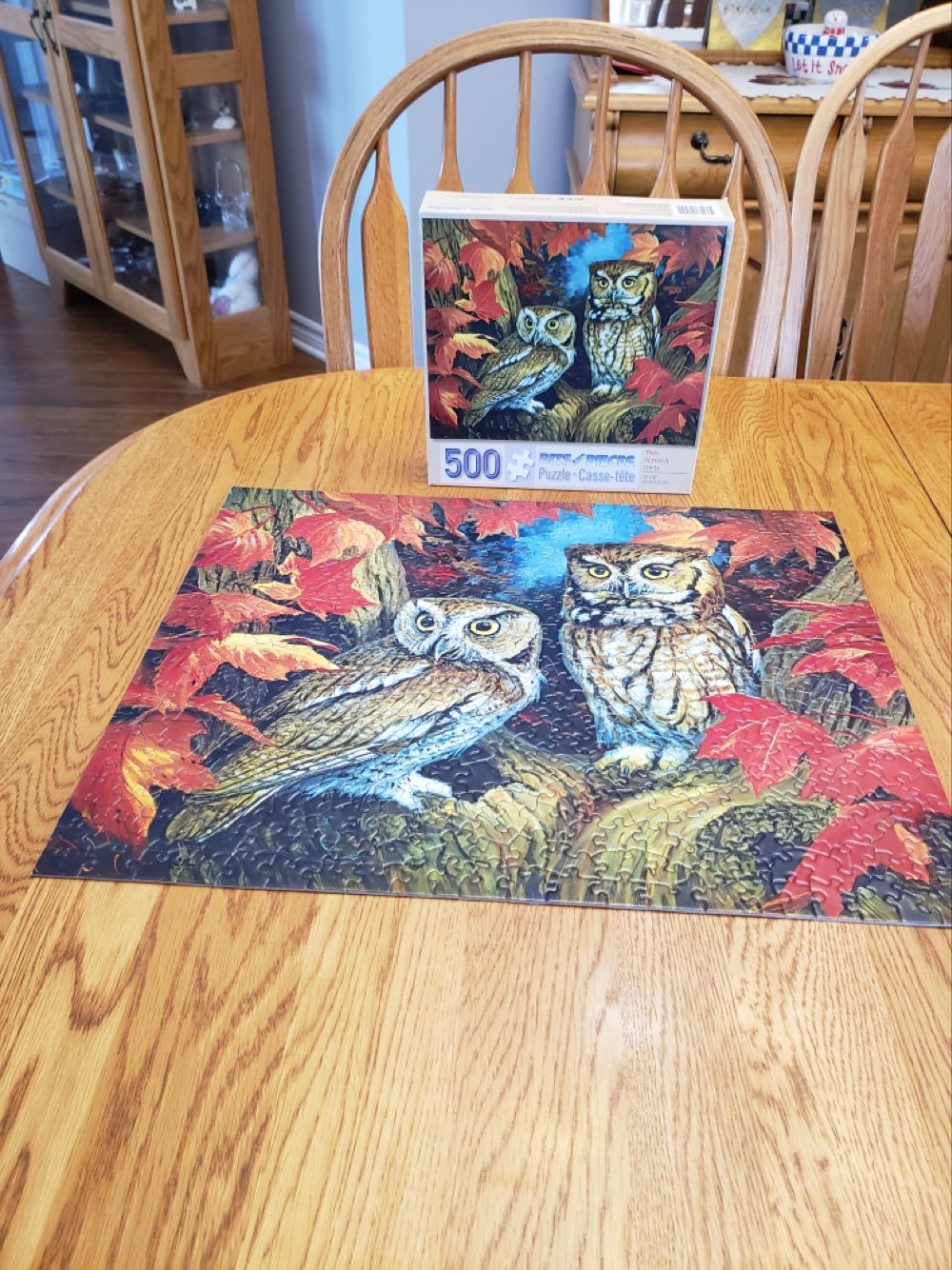Two Screech Owls - Bits & Pieces puzzle collectible - Main Image 2