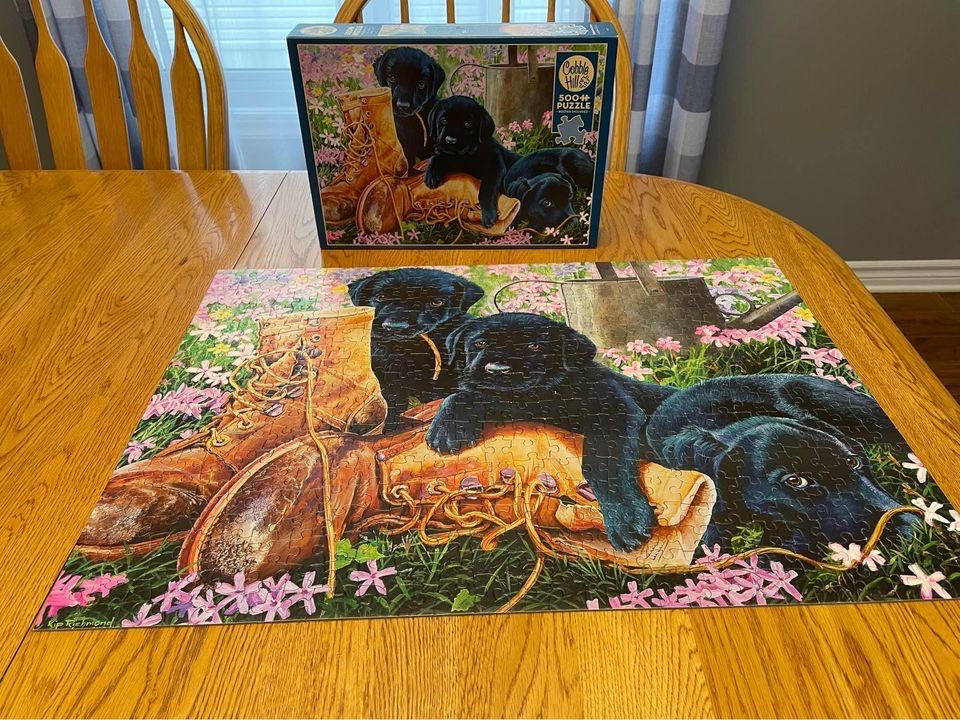 Trouble In The Garden - Cobble Hill puzzle collectible - Main Image 2