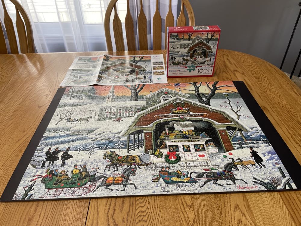 Twas the Night Before Christmas - Buffalo Charles Wysocki puzzle collectible - Main Image 3