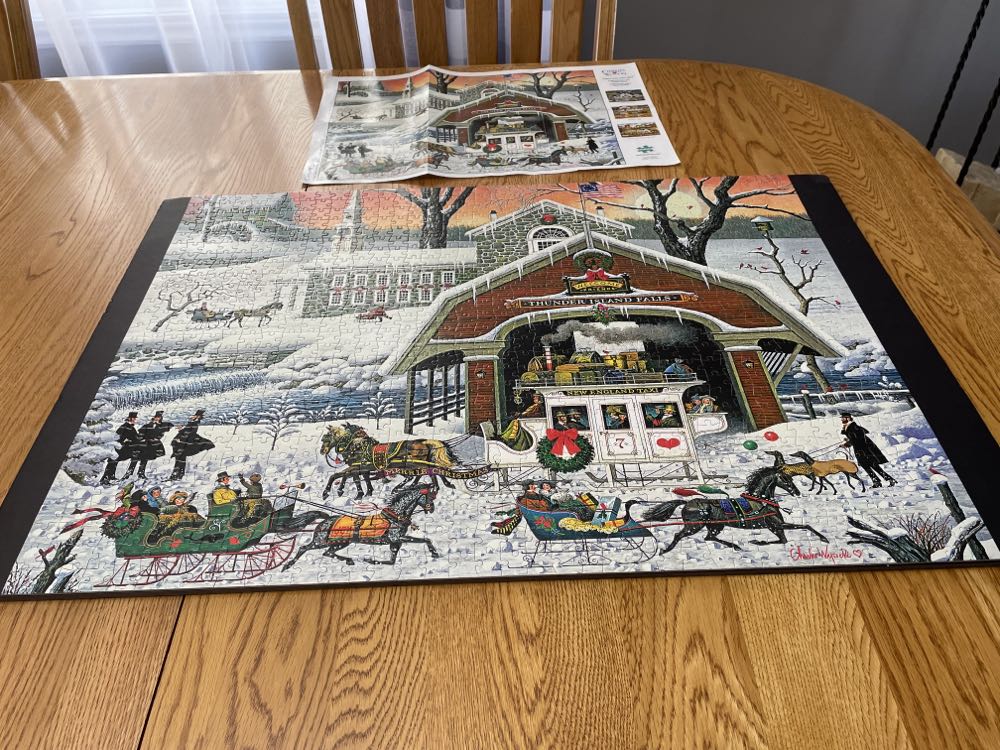 Twas the Night Before Christmas - Buffalo Charles Wysocki puzzle collectible - Main Image 4