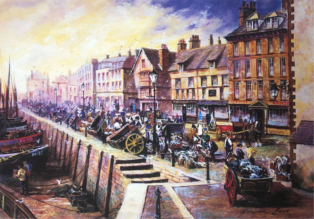 Selling Fish at the Barbican - Falcon de luxe puzzle collectible [Barcode 8710126155936] - Main Image 2