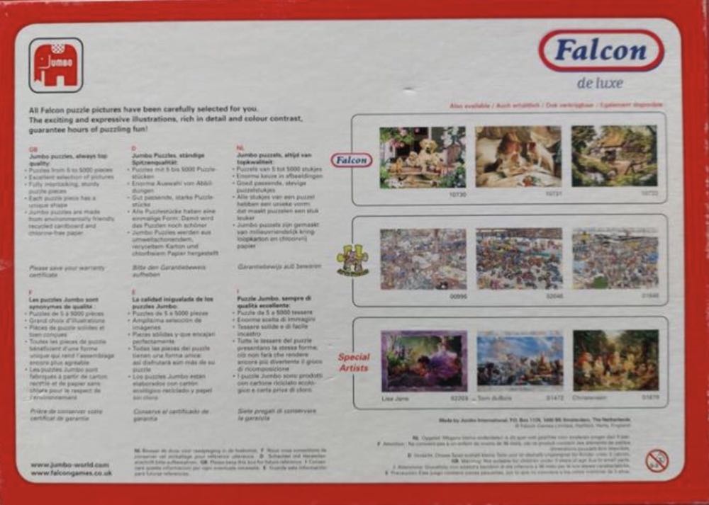 Selling Fish at the Barbican - Falcon de luxe puzzle collectible [Barcode 8710126155936] - Main Image 4