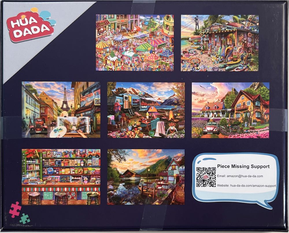 Busy Christmas Street - Huadada 🇨🇳 puzzle collectible - Main Image 3