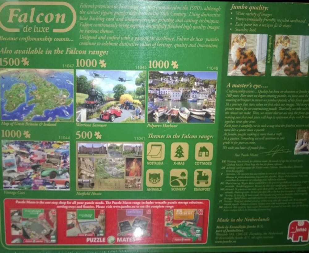 Proud Father - Falcon de luxe puzzle collectible [Barcode 8710126110584] - Main Image 3