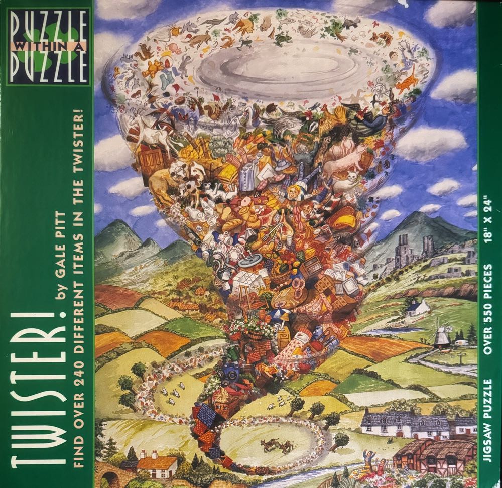 Twister!  - Great American Puzzle Factory puzzle collectible [Barcode 010563097461] - Main Image 2