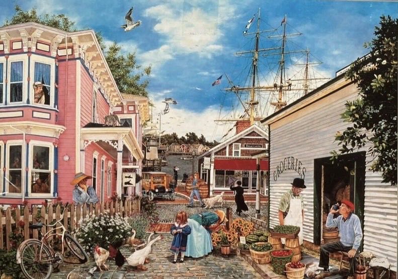 Seacove Village (Cil Cilla Messenger) - Gibsons puzzle collectible [Barcode 5012269008043] - Main Image 2