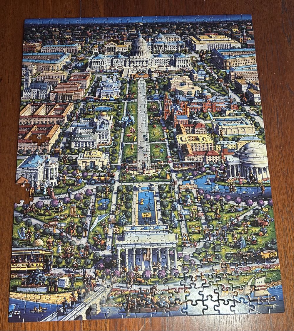 Washington, D.C. - Dowdle Puzzles puzzle collectible [Barcode 671095055000] - Main Image 2