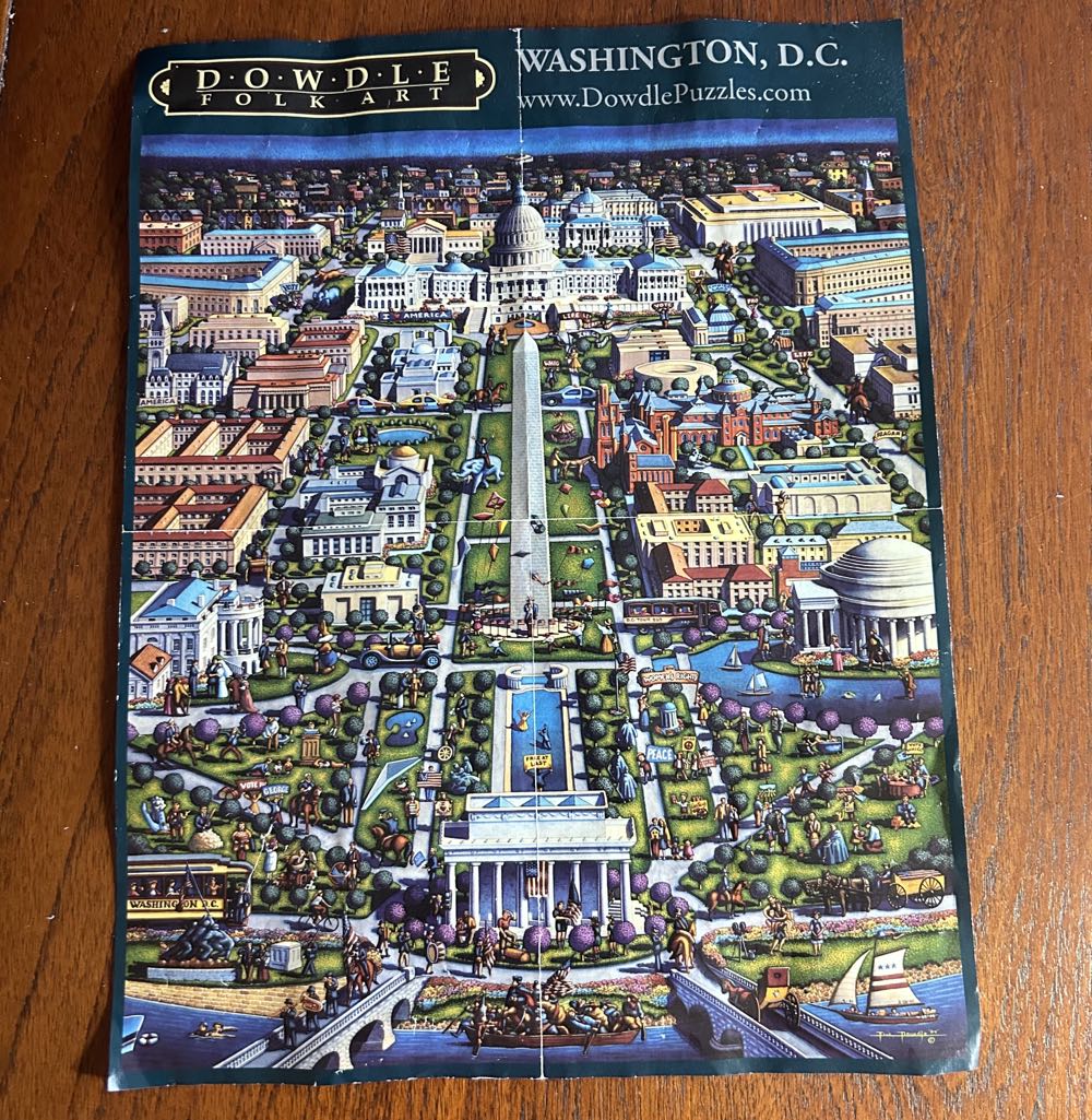 Washington, D.C. - Dowdle Puzzles puzzle collectible [Barcode 671095055000] - Main Image 3