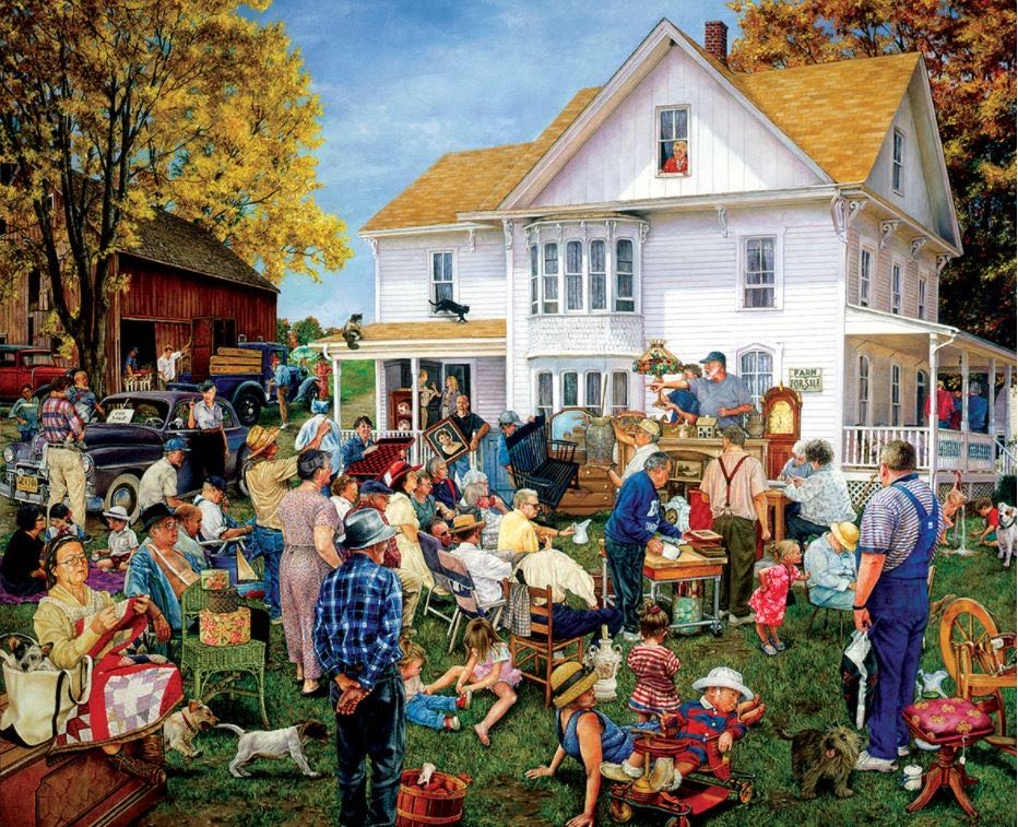 Farmhouse Auction - Gibsons puzzle collectible - Main Image 2