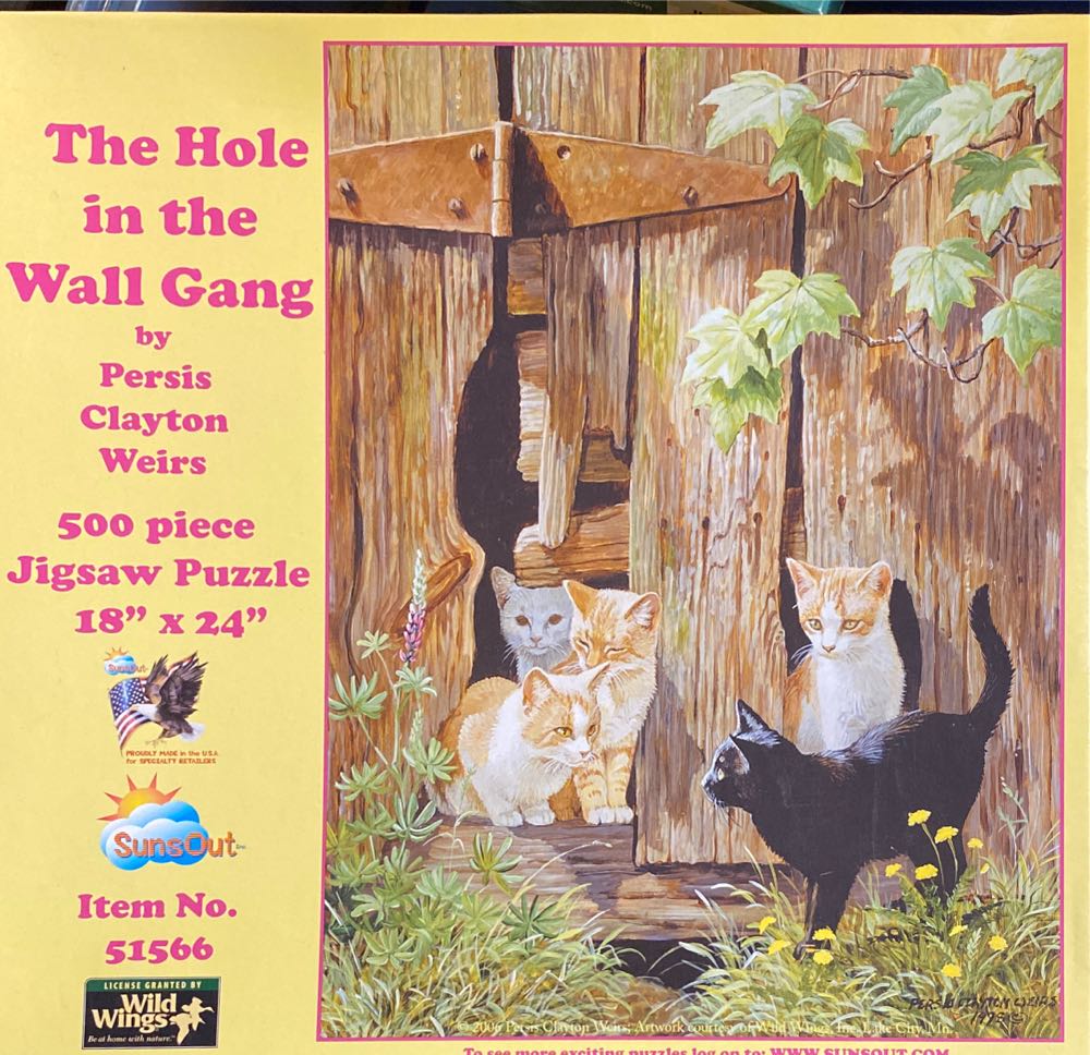 The Hole In The Wall Gang - SunsOut 🇺🇸 puzzle collectible - Main Image 1