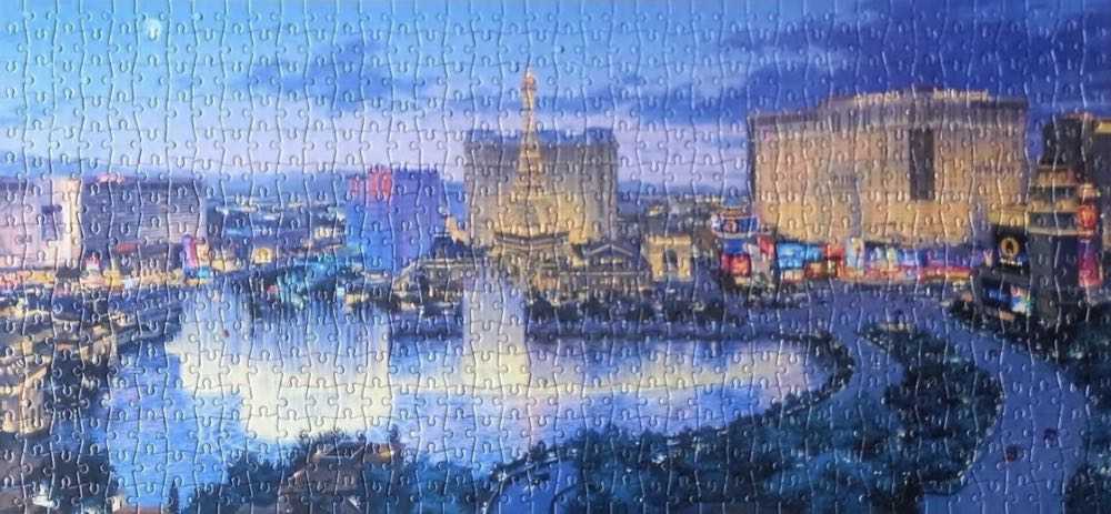 Las Vegas Lights - Gibsons puzzle collectible [Barcode 5012269040173] - Main Image 3