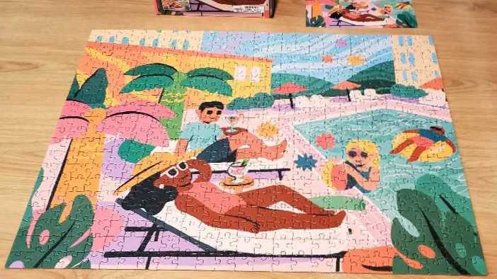 Palm Springs - Donated - de bored puzzle collectible [Barcode 810015928479] - Main Image 2