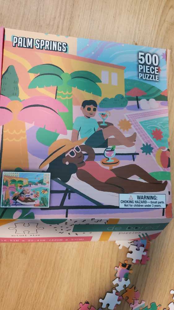 Palm Springs - Donated - de bored puzzle collectible [Barcode 810015928479] - Main Image 3